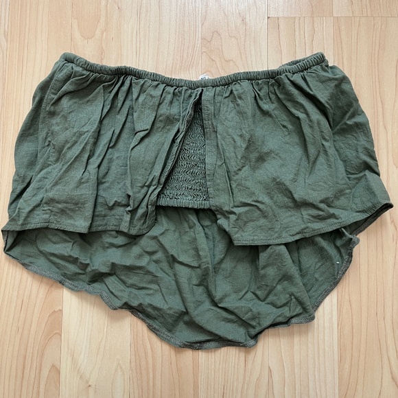 Aerie Pool to Party Linen Blend Tube Top - Picture 3 of 3